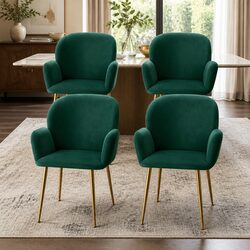 Versatile Green Velvet Chairs for Dining and More