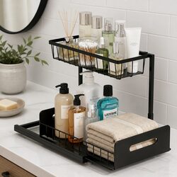 Practical L-Shape Organizer for Under Sink Areas