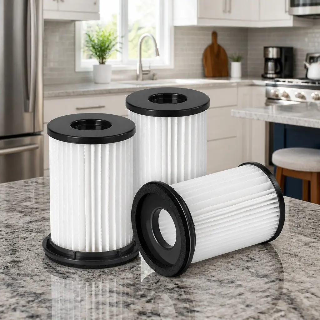 HEPA Filter Replacement 3 Pack White Washable Reusable for Stick Vacuum Cleaners