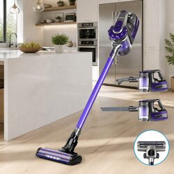 Stick Vacuum Cleaner Cordless Handheld Motorised Roller Brush Lightweight 150W