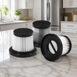 Replacement Stick Vacuum HEPA Filter Pack 3 Washable Reusable Cordless Cleaner