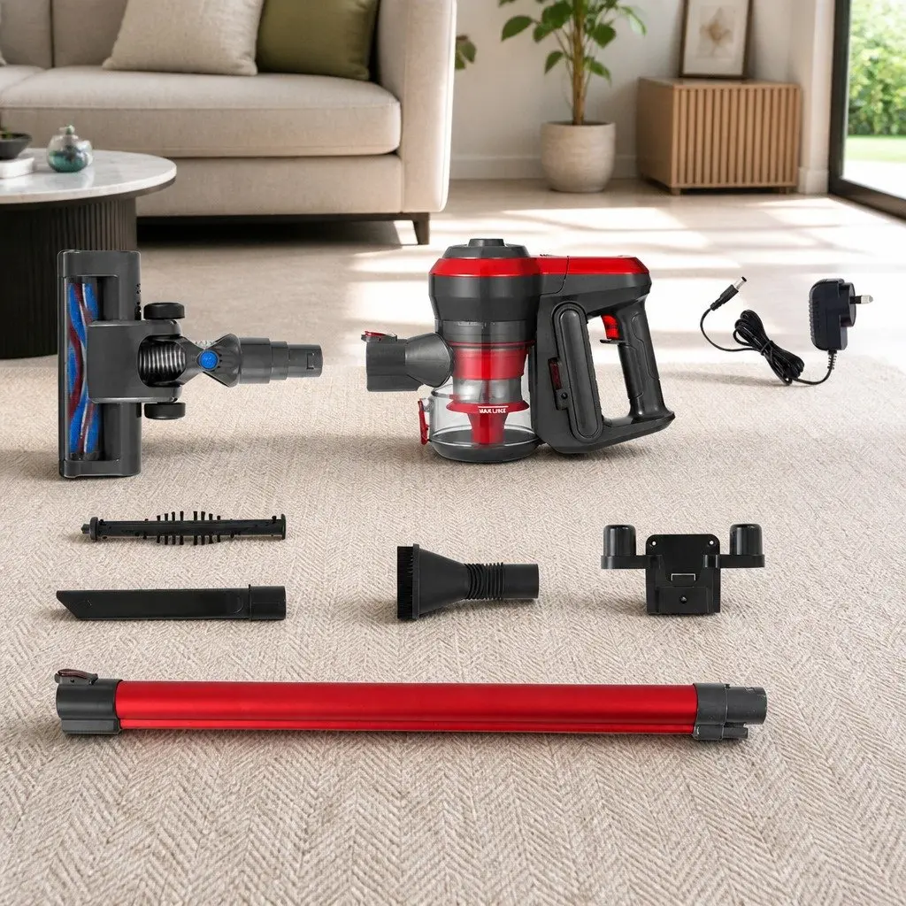 Cordless Stick Vacuum Cleaner Brushless 250W Handheld Lightweight with HEPA