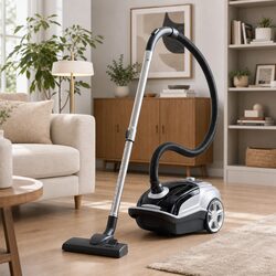 Versatile Bagged Canister Vacuum Cleaner for Home Use