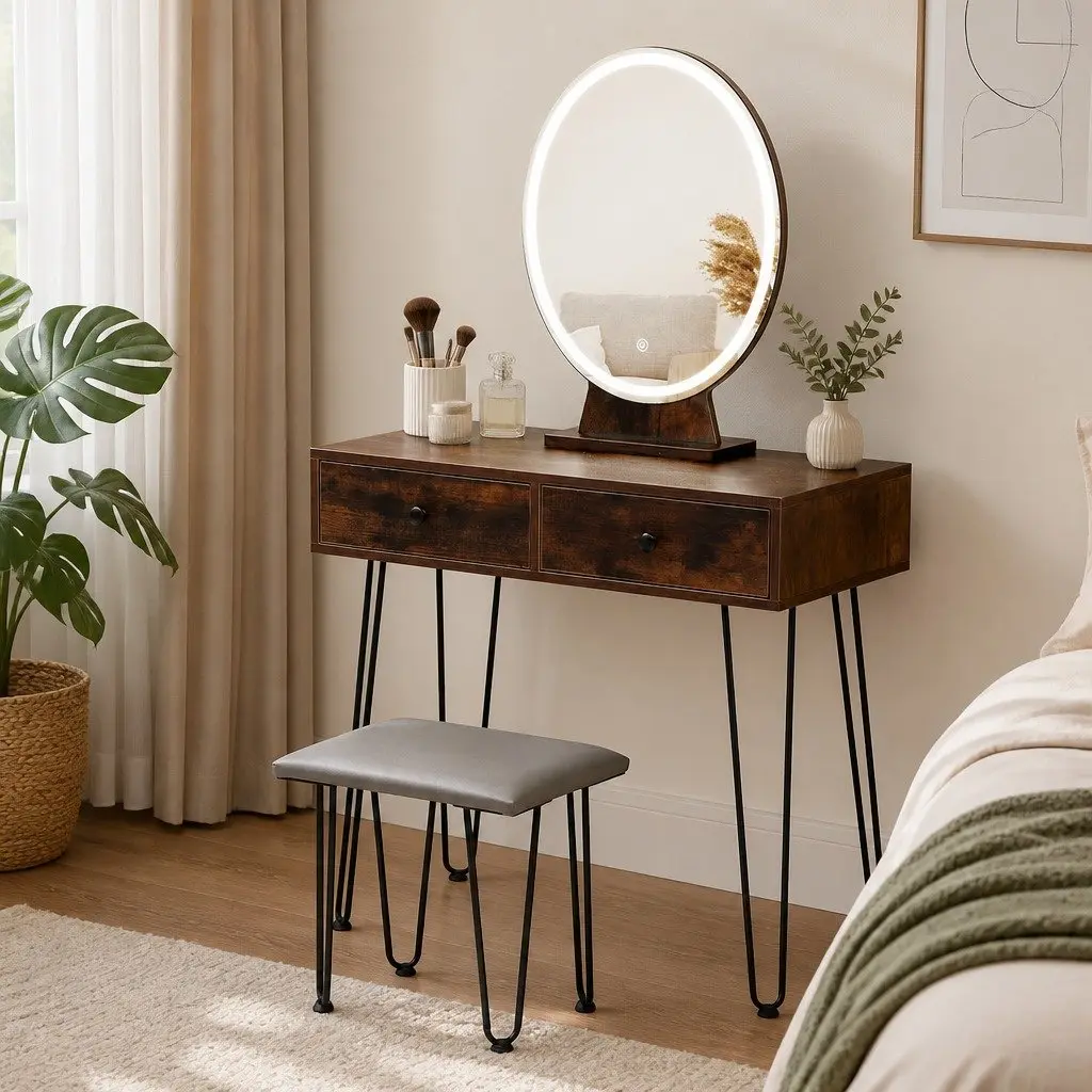 Dressing Table for Makeup in Limited Spaces