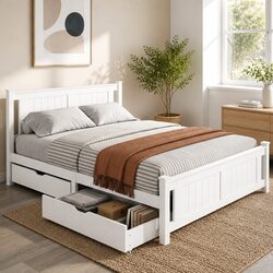 Practical Queen Bed Frame with Storage Solutions for Your Home