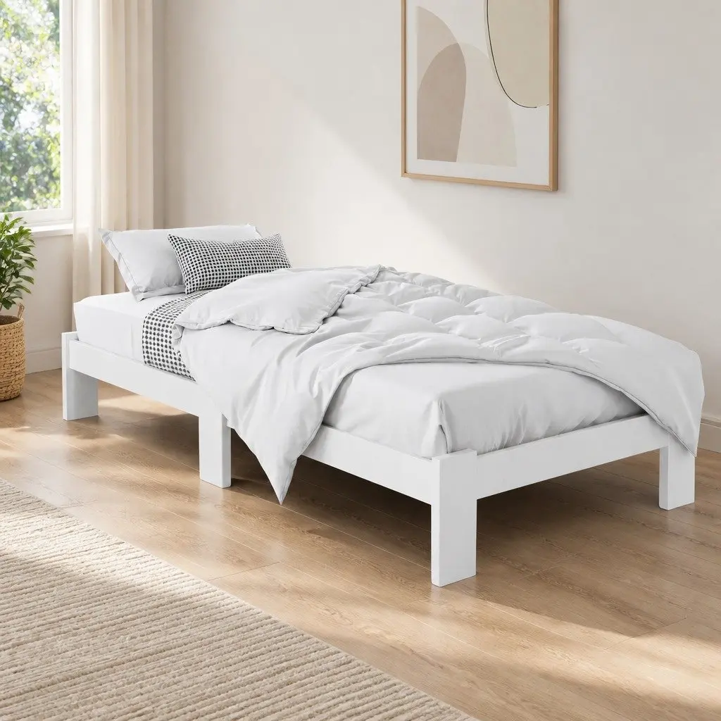 White Pine Bed Frame for Any Bedroom