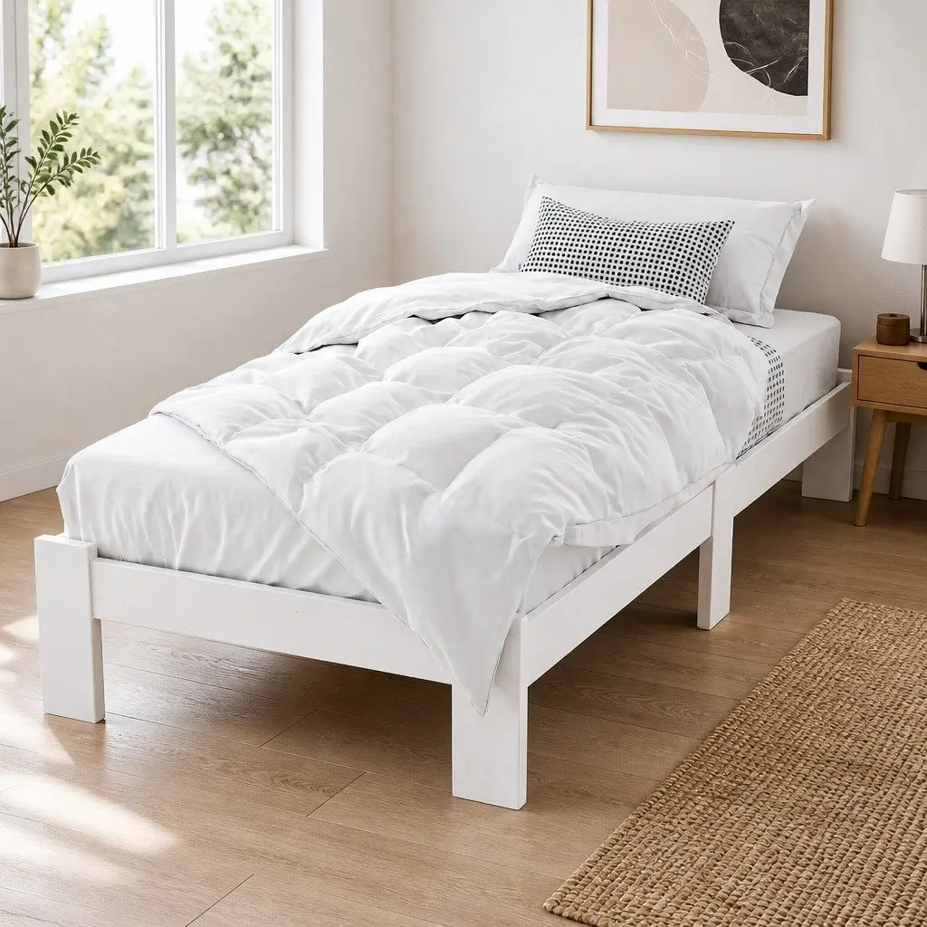 White Pine Bed Frame for Any Bedroom