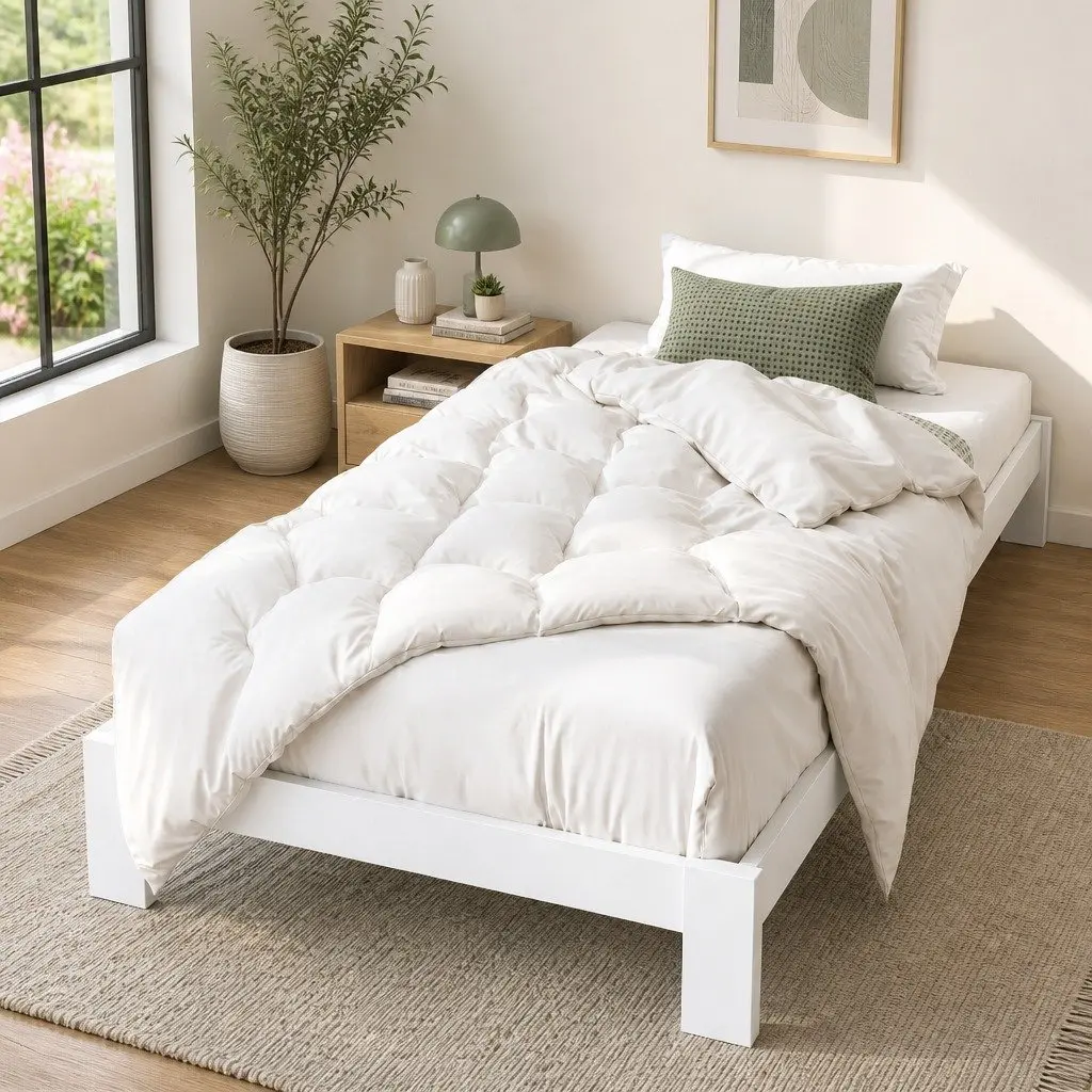 White Pine Bed Frame for Any Bedroom