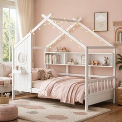 Versatile House Bed Frame for Playful Spaces
