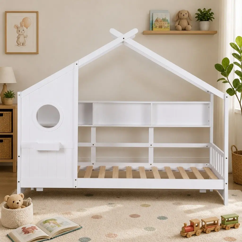 House Bed Frame for Playful Spaces