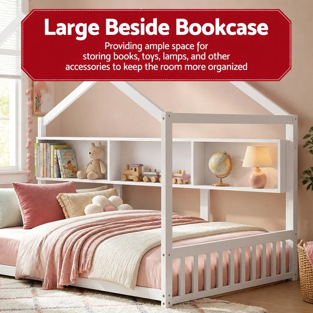House Bed Frame for Playful Spaces