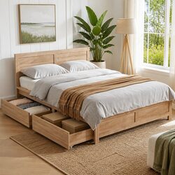 Functional Double Bed Frame for Everyday Use