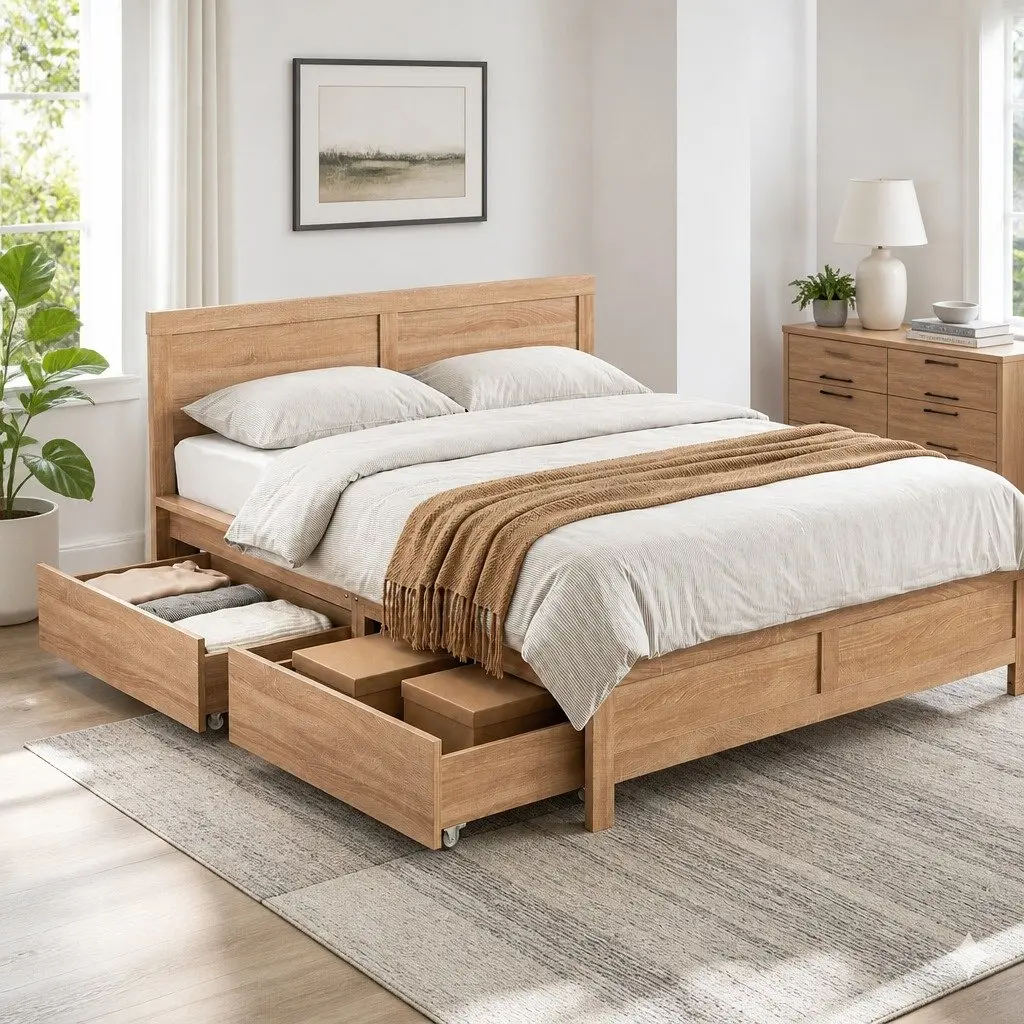 Queen Size Bed Frame for Real Homes