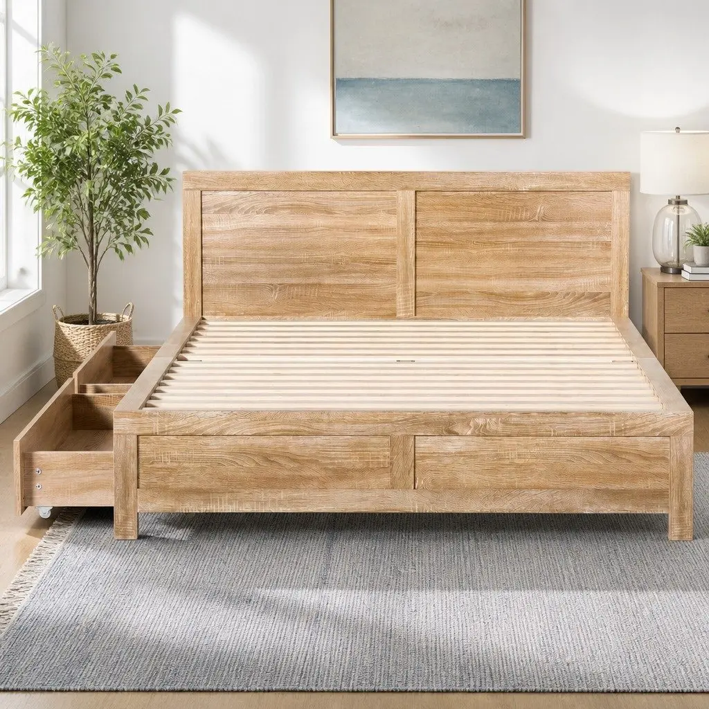 Queen Size Bed Frame for Real Homes