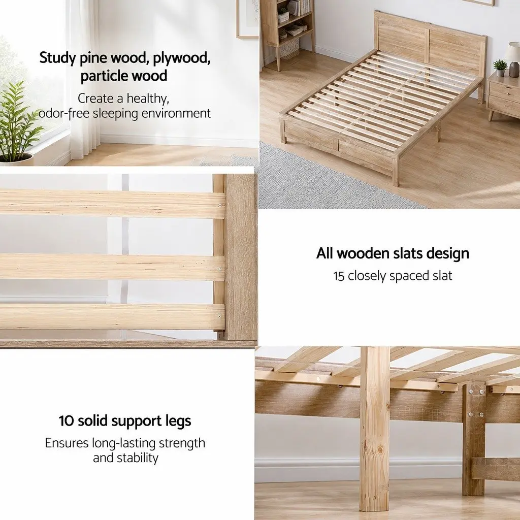 Queen Size Bed Frame for Real Homes