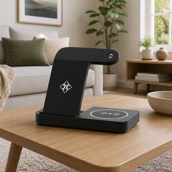 4-in-1 Wireless Charger: Ideal for Everyday Use at Home
