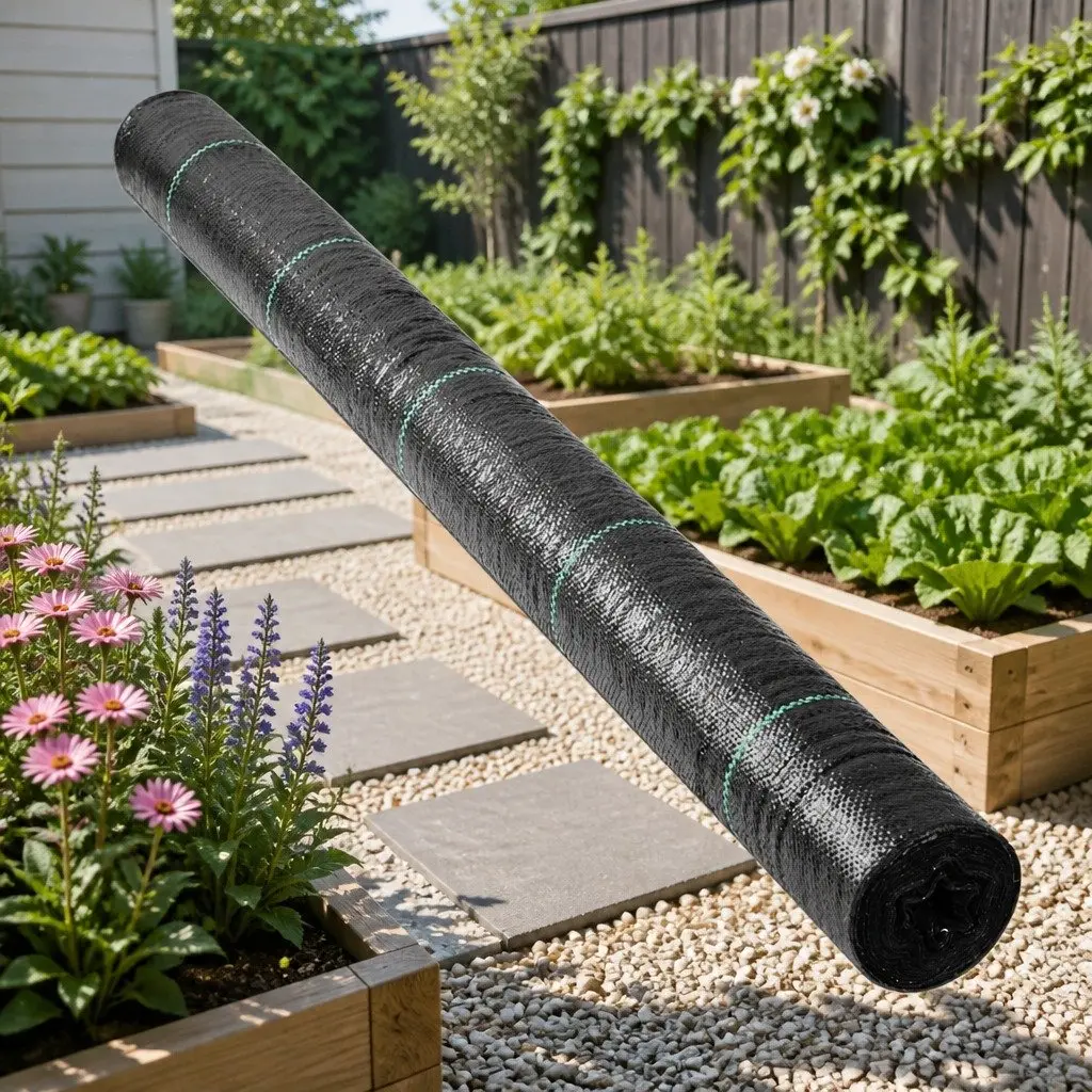 Weed Control Mat Woven Fabric 1.83m x 100m Heavy Duty Black