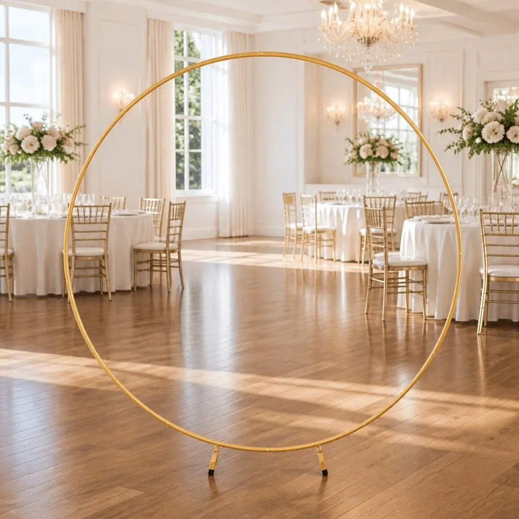 Backdrop Stand Metal Frame 2M Gold