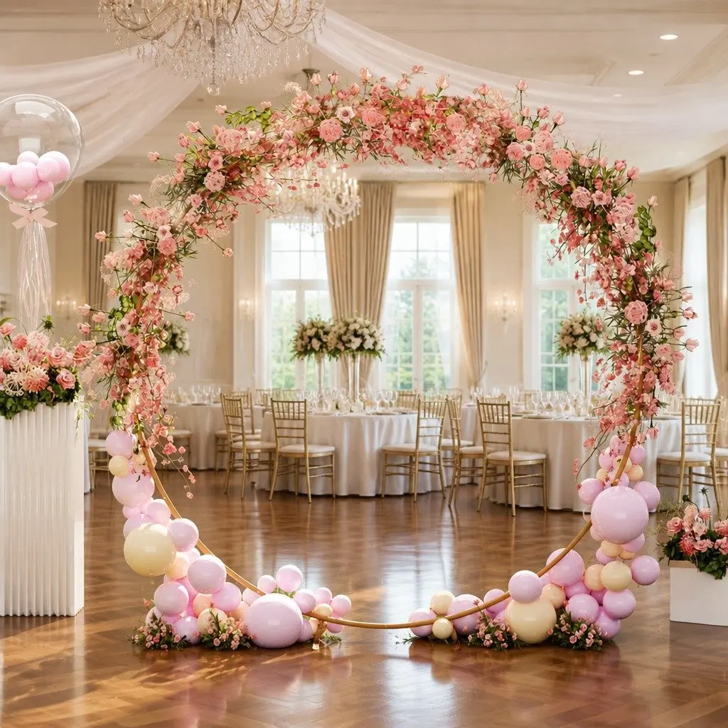 Backdrop Stand Metal Frame 2M Gold