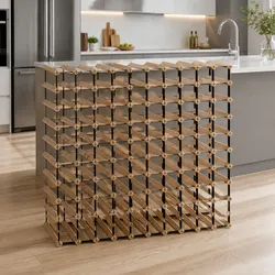Ideal 120-Bottle Wine Rack for Home Use