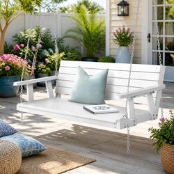 Practical 3 Seater Porch Swing for Any Home Setup