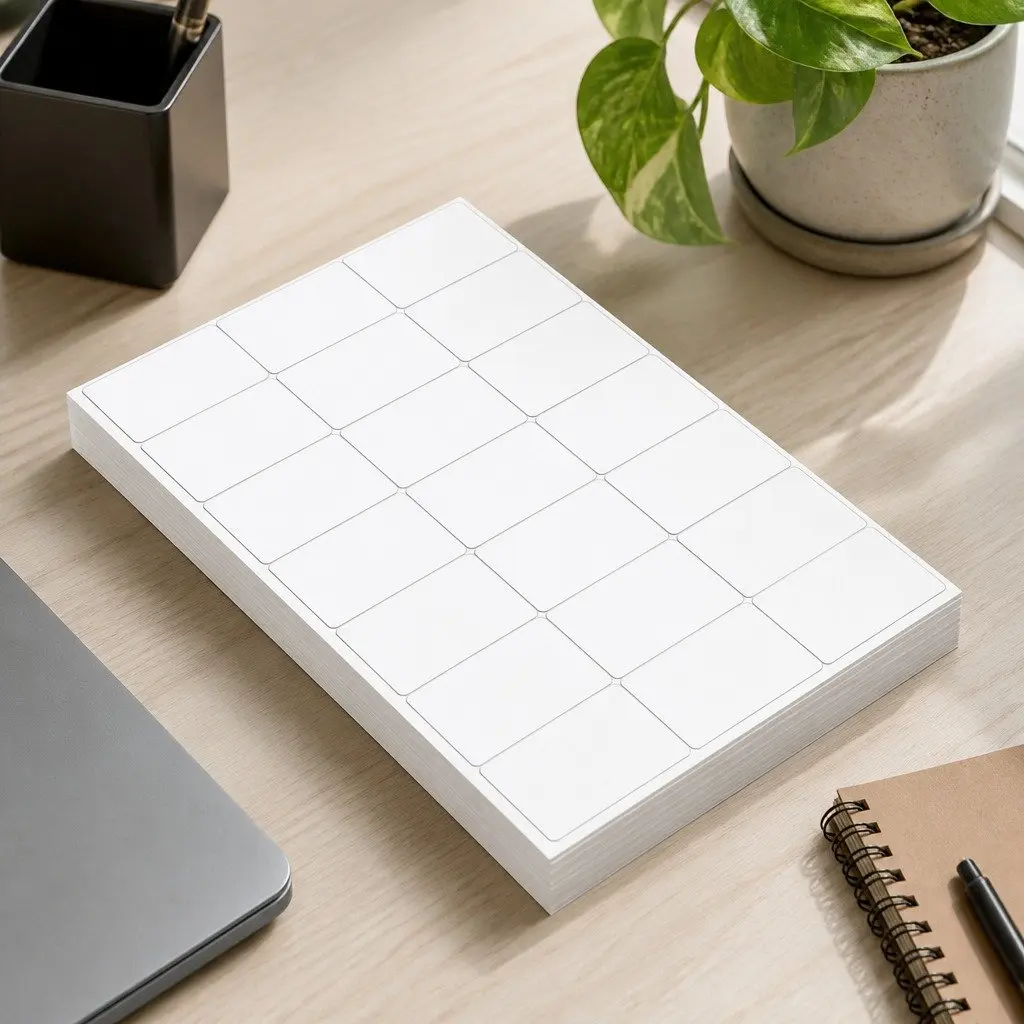 A4 White Matte Self Adhesive Label Sheets 100 Pack 21 Labels Per Sheet