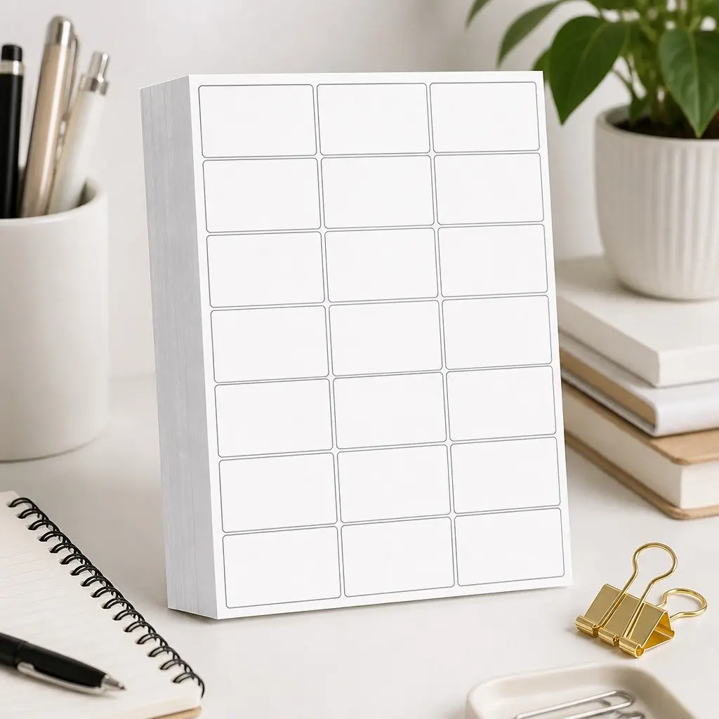 A4 White Matte Self Adhesive Label Sheets 100 Pack 21 Labels Per Sheet