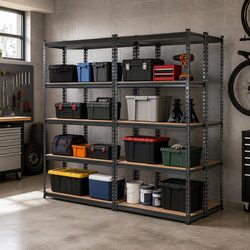 Practical 5-Tier Shelving for Your Garage Needs