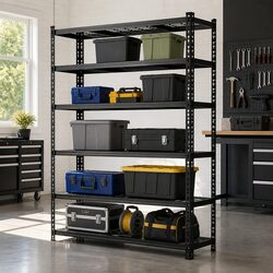 Practical 5-Tier Steel Shelving for Everyday Use