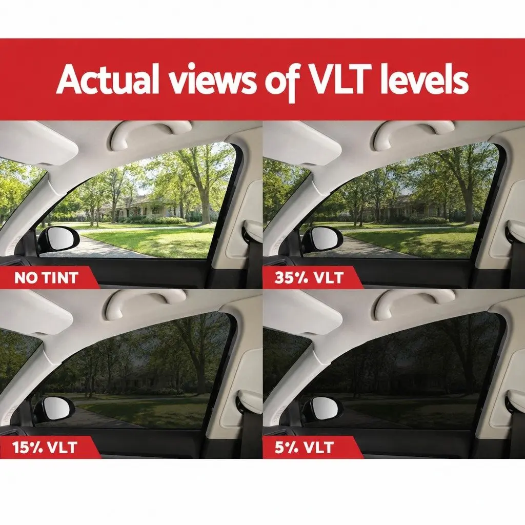 Window Tint Film 35 VLT 30M Roll Black Automotive Home Privacy Heat Reduction UV Resistance