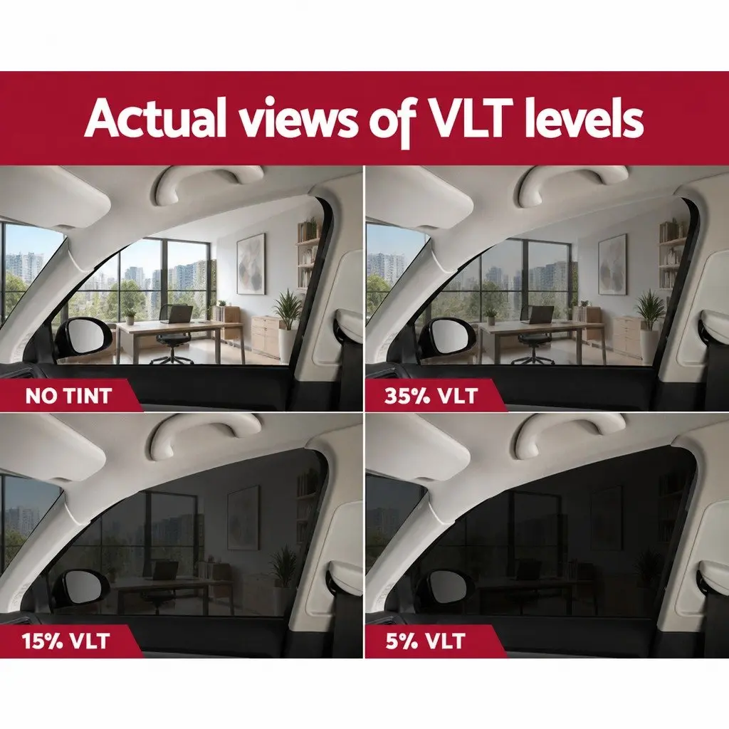 Window Tint Film 5 VLT Black 100cm x 30m Roll Auto Home DIY Application Tools Kit
