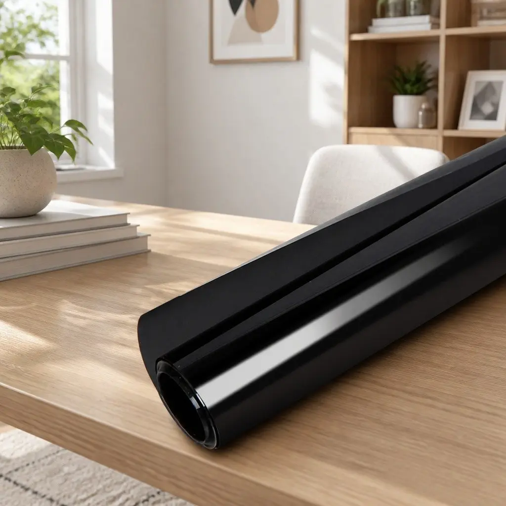 Black Window Tint Film Roll 100cm x 30m 15 Percent VLT with Application Tools