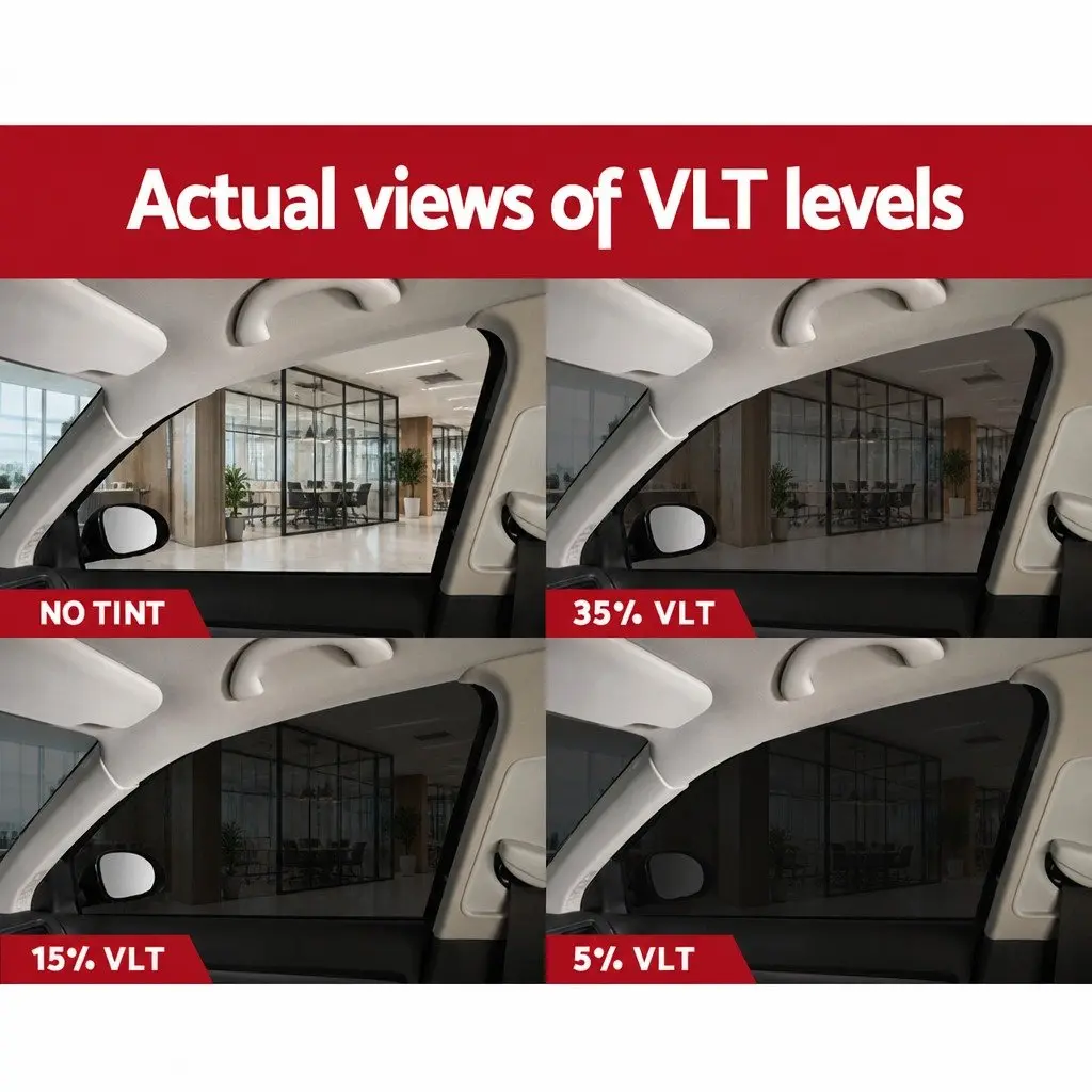 Window Tint Film Black 152cm x 30m 35 Percent VLT UV Protection