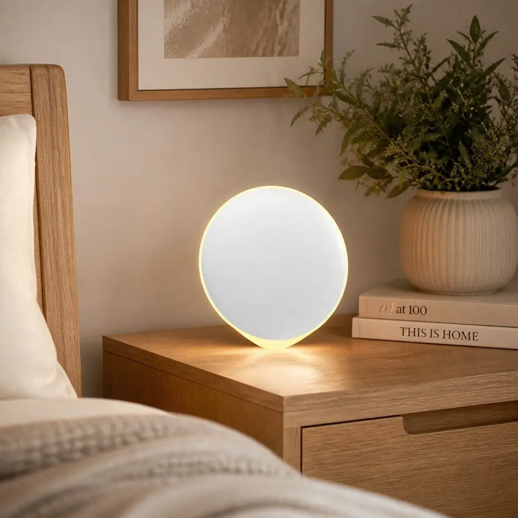 Motion Sensor Night Light USB-C Rechargeable Compact White
