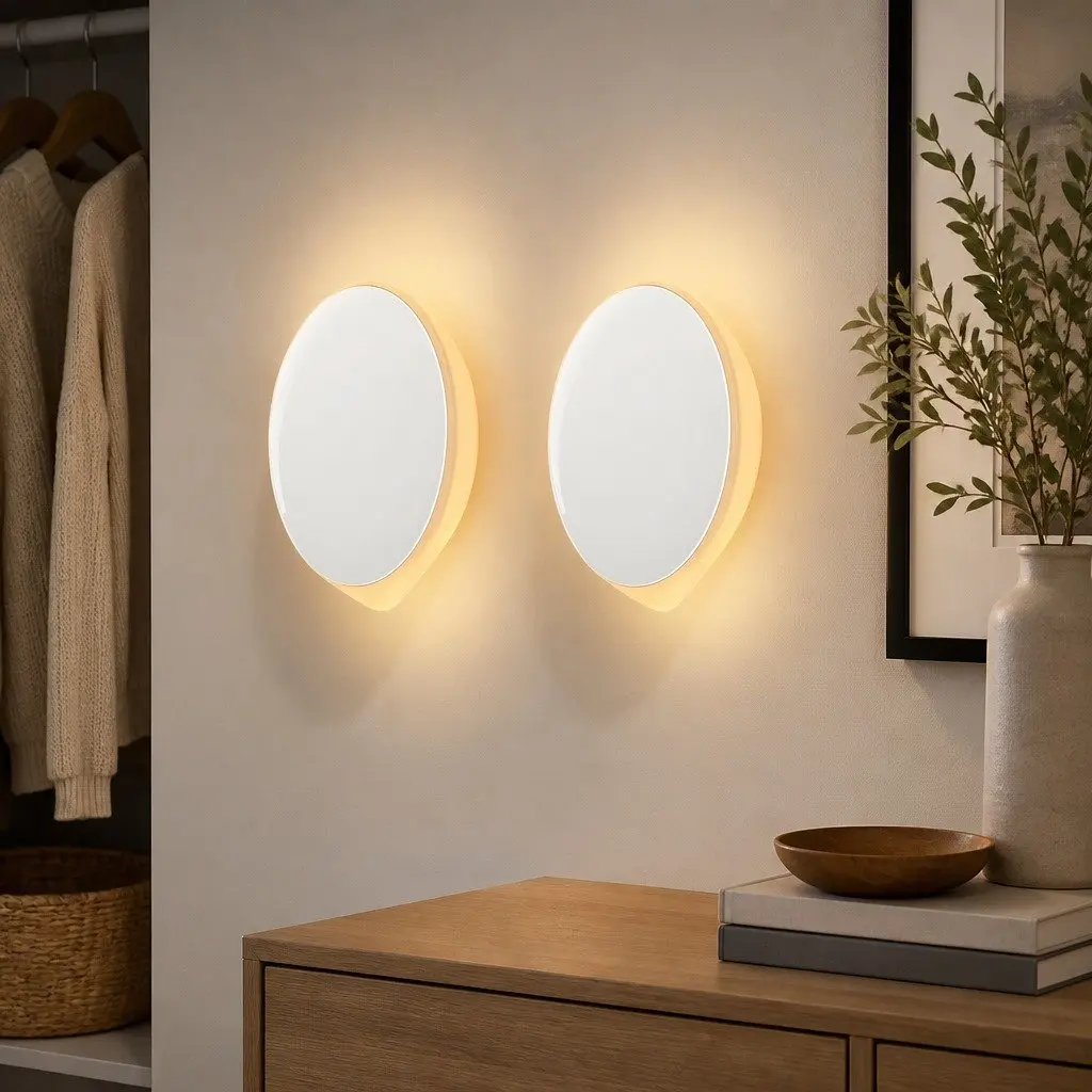 Motion Sensor Night Light USB-C Rechargeable White 2 Pack