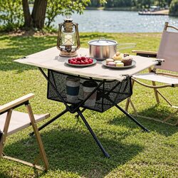 Versatile Folding Table for Camping and Backyard Use