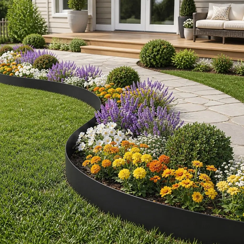 Garden Edging for Lawn and Pathway Definition