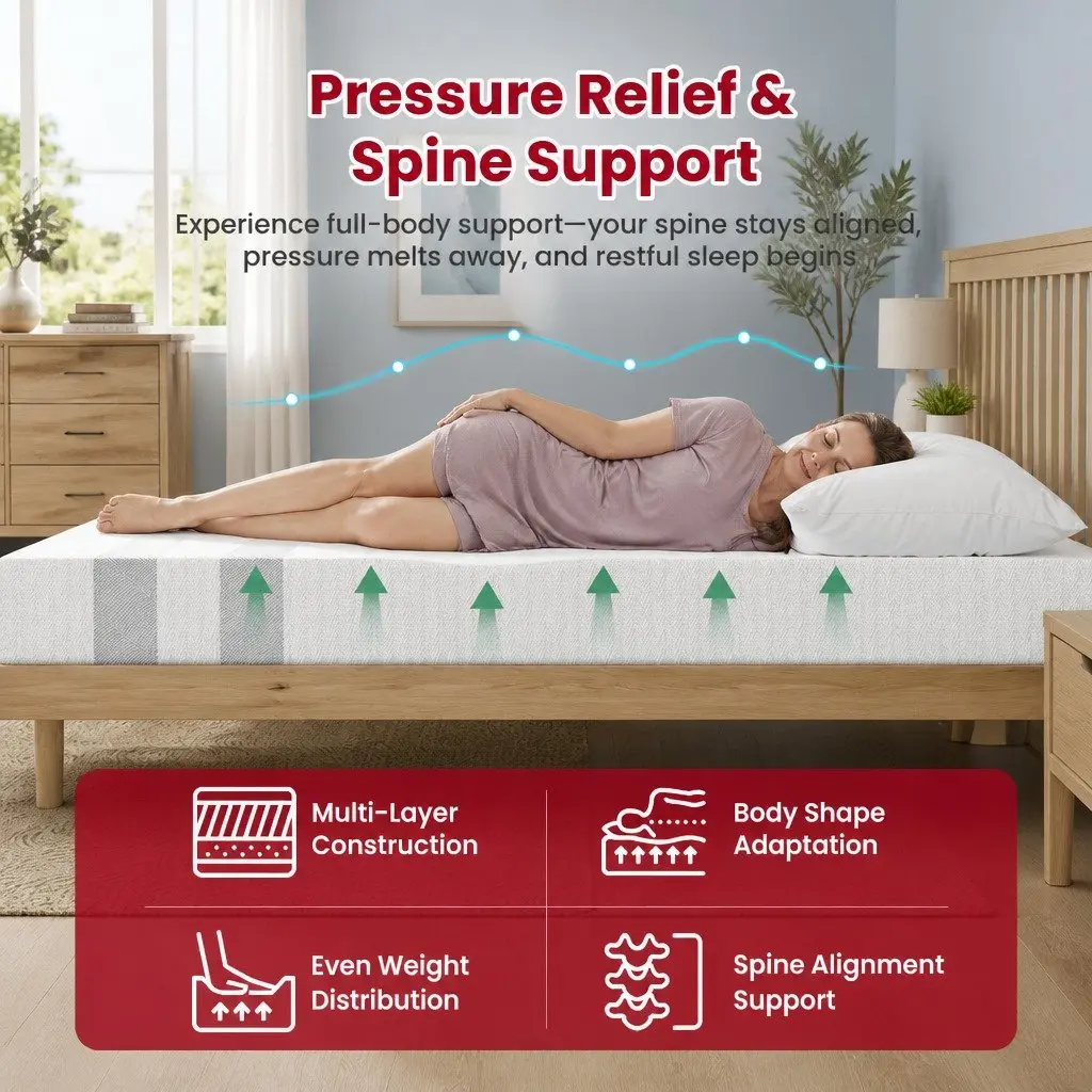 King Size Memory Foam Mattress 20cm for Home Use