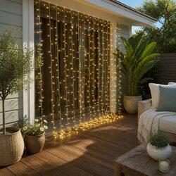 Practical 600 LED Curtain Light for Home Celebrations