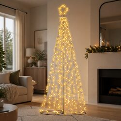 Practical 12FT Solar LED Christmas Tree for Any Setting