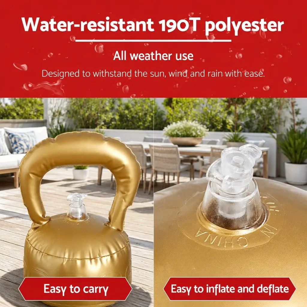 Inflatable Christmas Bauble Water-repellent PVC 60cm Transparent Outdoor Decoration