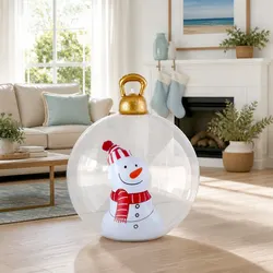Versatile 60cm Inflatable Bauble for Holiday Displays