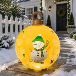 Practical 60cm Christmas Inflatable Ball for Outdoor Use