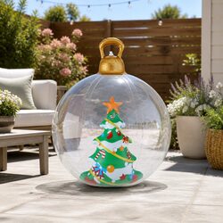 Perfect for Holiday Gatherings: 60cm Inflatable Bauble