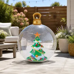 Perfect for Holiday Gatherings: 60cm Inflatable Bauble