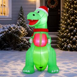 Perfect Christmas Dinosaur for Yard or Living Room