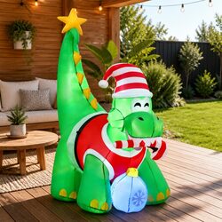 Practical 1.86M Inflatable Dinosaur for Christmas