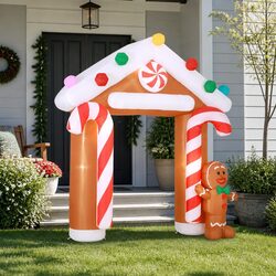 Practical Christmas Inflatable Archway for Outdoor Use