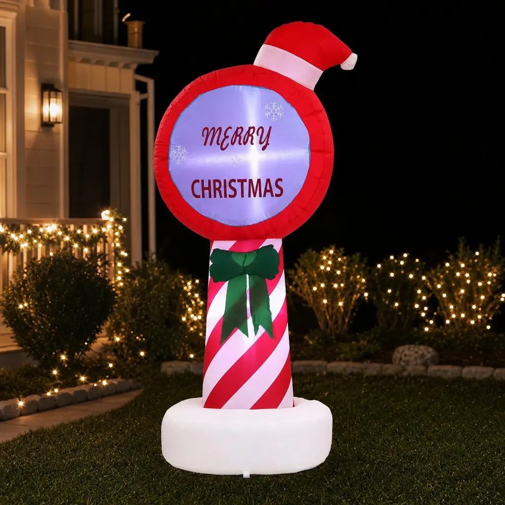 Christmas Inflatable Pole for Holiday Displays