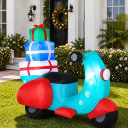 Practical Christmas Inflatable Santa Decoration for Outdoors
